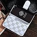 RAYTOP Luxury Brand Designer White Checks PU Leather Cases Wallet Flip Covers for Apple iPhone 5 5s with Kickstand Function Card Holder Stand Classic Classy Decent Design High Quality Cheap