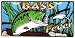 LP - 399 Bass Fever License Plate - 869