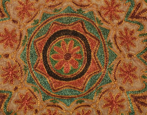 Imagen 3 de Cojín Hecho a mano con tamaño pesado el trabajo de bordado 16 x 16 pulgadas Juego de 5 piezas