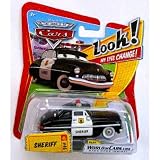 Disney Pixar Cars World Of Cars Sheriff #46 With Moving Eyes