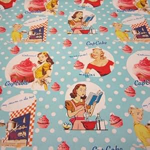 Tissu au m&egrave;tre en toile cir&eacute;e imperm&eacute;able coton bleu clair