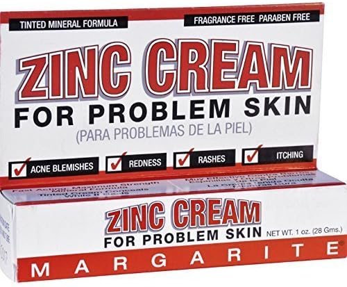 Margarite Cosmetics Zinc Cream 1 oz ( Multi-Pack) by MARGARITE COSMETICS