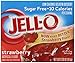 JELLO Strawberry Gelatin Dessert Mix (0.30oz Boxes, Pack of 6)