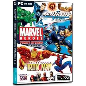 Marvel Heroes Print Studio Volumes 1-3 (PC)