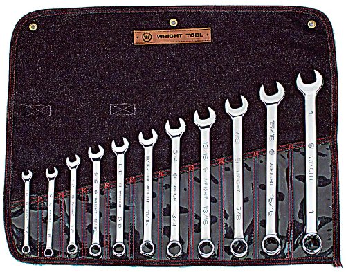 Wright Tool #Wrightgrip 911 11-Piece Full Polish Combination Wrench Set On Sale