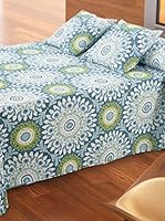Icelands Colcha Fontanilla (Azul/Verde)