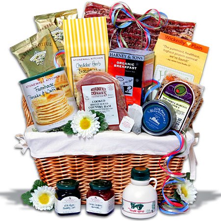 New England Breakfast Gift Basket Deluxe