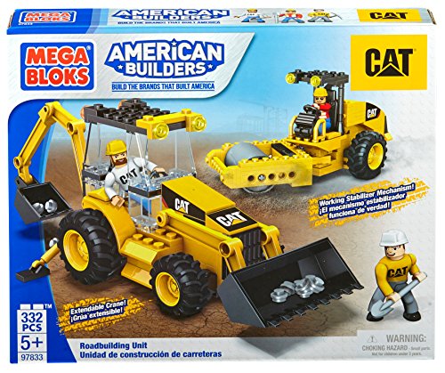 Mega Bloks Caterpillar Roadbuilding Unit