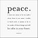 Peace - Unknown Black and White Magnet