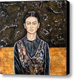 Frieda Kahlo Canvas Print / Canvas Art - Artist Rain Ririn