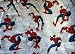 Spiderman Print Cotton Fabric 4 Yards