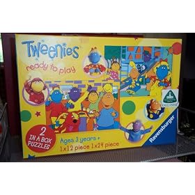 TWEENIES READY TO PLAY 2 IN A BOX JIGSAW PUZZLES