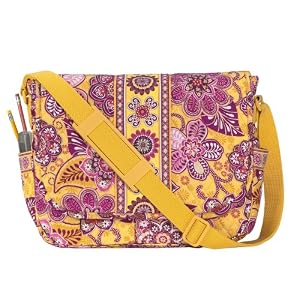 Buy Vera Bradley Messenger Bag Bali Gold by Vera Bradley