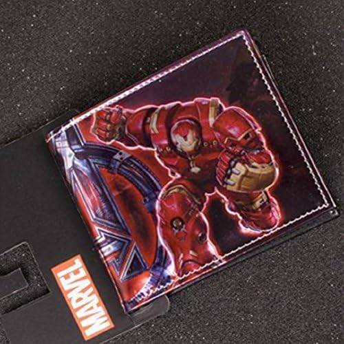 Comics Dc Marvel the Avengers Hulk/iron Man Thor/captain America/superman Purse Logo Credit Oyster License Card Holder Wallets