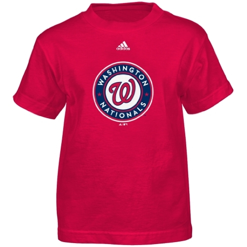 MLB Washington Nationals Boy's Team Logo Short Sleeve Tee, Red, Small at Amazon.com