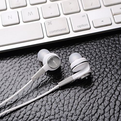 Earphones, Ventung Noise Isolating Ergonomic In-ear Earbuds Bass Enhanced and Stereo Surround Sound Audio Headphones with Mic & Volume Control & Remote Control for All 3.5mm Devices (5-White)