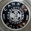 Canada Silver Dollar Commemorative 1964 Silver Coin Canadian Charlottetown Quebec Royal Canada Mint Canadian Mint
