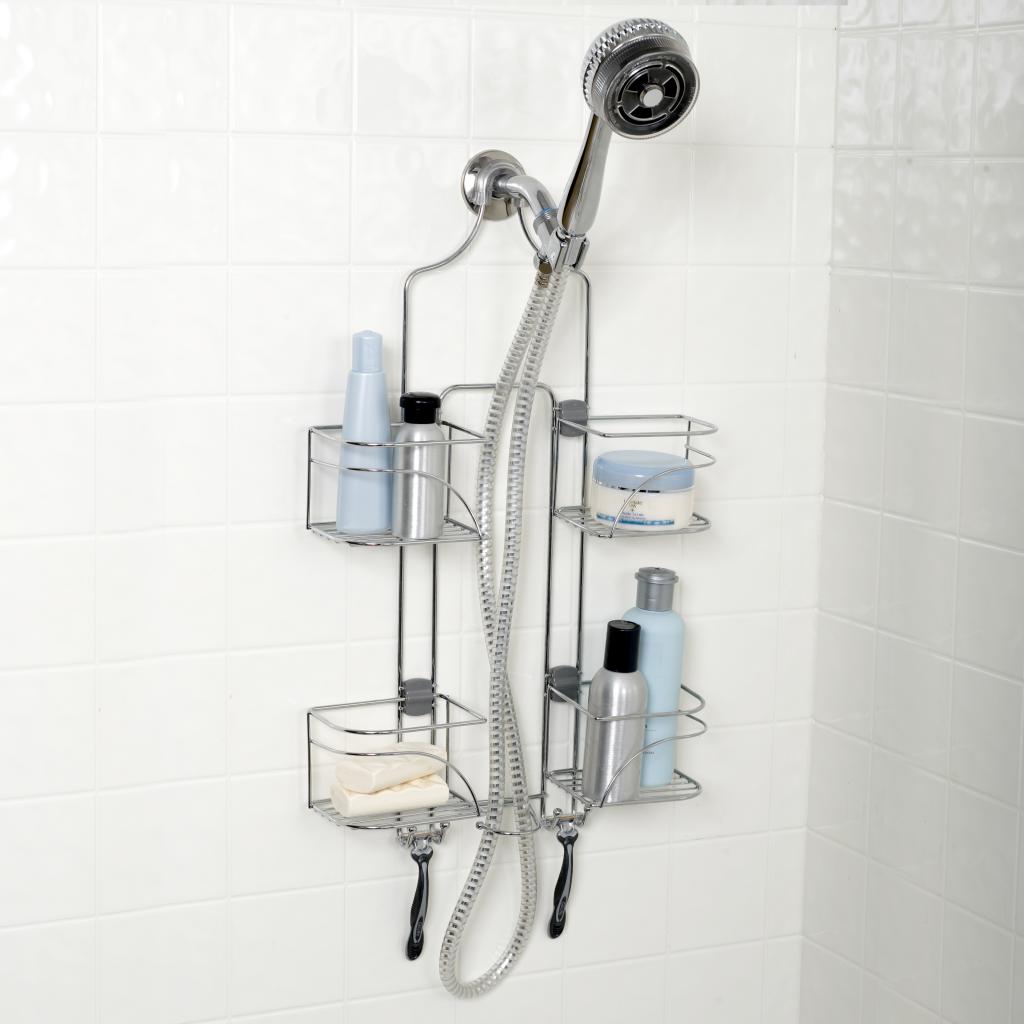 Zenna Home E7546STBB, Expandable OvertheShowerhead Caddy