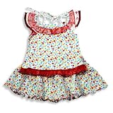  : SnoPea - Newborn And Infant Girls Cap Sleeve Skirt Set, White, Multi (Size 18Months)