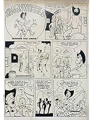 Home: POSTER comics cover wagon wheels Vintage Wall Art Print A3 replica - best art poster