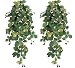 TWO 36" Raspberry Artificial Hanging Bushes