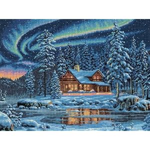 Dimensions-Counted-Cross-Stitch-Aurora-Cabin