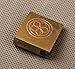 Shijian Brass Standard Habaki Engraved Lucky Leaf Pattern For Samurai Swords