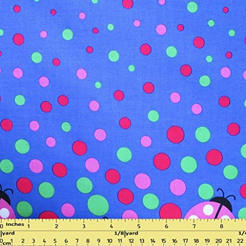 Polka Dot Blue Red Green Sewing Cloth Fabric