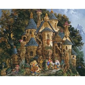 Ravensburger College of Magical Knowledge - 500 Piece Puzzle: Toys &amp; Games