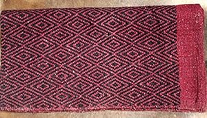 Acrylic Western Show Trail Horse SADDLE BLANKET Double Weave 3728