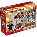 Jumbo Games Fireman Sam 4-in-1 Shaped Floor Jigsaw Puzzles