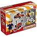 Jumbo Games Fireman Sam 4-in-1 Shaped Floor Jigsaw Puzzles
