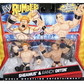  SHEAMUS & RANDY ORTON - WWE RUMBLERS TOY WRESTLING ACTION FIGURES