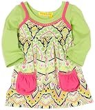 HAVEN BABY Baby-Girls Infant Pinafore Dress, Patch, 18 Months