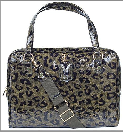 Tyla Rae Designer Bag with Detachable Crossbody Strap for 15-Inch Laptop, Green (PA-54)