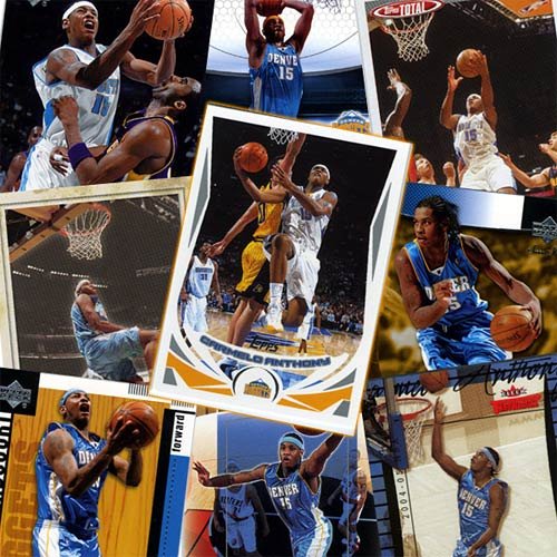 Denver Nuggets Carmelo Anthony 20 Card Player Set