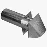 Builders Best 010889 Galvanized Dryer Vent Hood