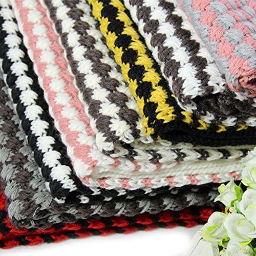 Shenny Autumn Maize Collar Fashion Temperament Wool Collar Scarf Scarf (60-140CM, White Pink)