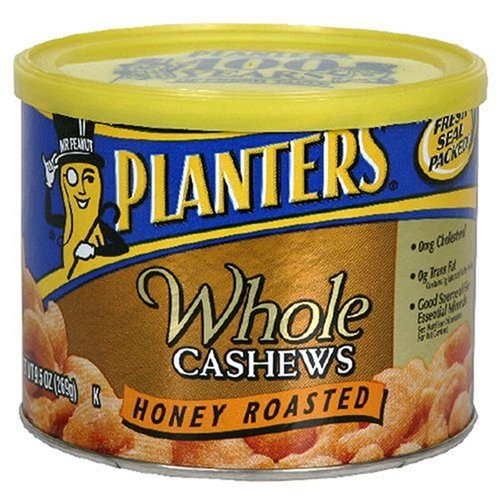 Planters Cashew Whole Honey Roasted, 9.5-Ounce Units (Pack of 3) by Planters
