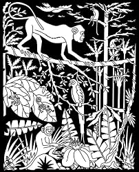 Velvet Poster 16 Inch X20 Inch -Jungle
