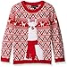 Blizzard Bay Boys' Little Boys' Llama Xmas Sweater, Red/White