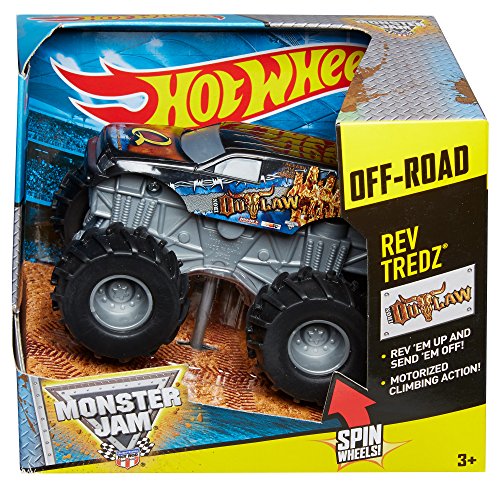 Hot Wheels Monster Jam Rev Tredz Iron Outlaw Truck