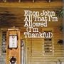 All That I'm Allowed: I'm Thankful 1