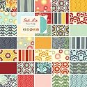 Cosmo Cricket SALT AIR 5" Charm Pack Quilting Fabric Squares Moda 37020PP
