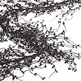 Factory Direct Craft&reg; Hand Wrapped Garland Full of Dark Burgundy Pip Berries for Decorating and Designing- 54