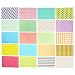 FoRapid 20 Sheets Creative Film Decor Border Sticker For FujiFilm Instax Mini 9 8 7s 25 50s 90 7-Pastel Color Pattern