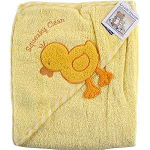 Luvable Friends Super-soft Hooded Bath Wrap, Yellow by Luvable Friends