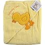 Luvable Friends Super-soft Hooded Bath Wrap, Yellow