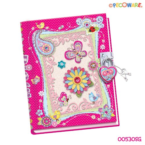 Pecoware Spring Garden Diary with Lock Set