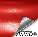VViViD+ Fine Grain Red Leather Soft Touch Vinyl Wrap Contact Paper (1ft x 5ft)